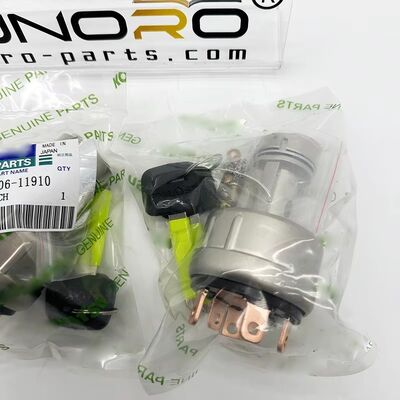 PC200-7 PC400-8 D37EX-22 Excavator Ignition Start Switch With Ignition Key 08086-20000 22B-06-11910