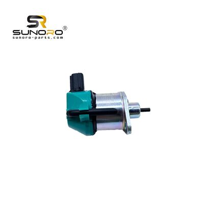 SUNORO High Quality Fuel Stop Solenoid 1C010-60015 1C01060015 Engine Shut-Off Solenoid 12v for Ku-bota M9000 for Excavator