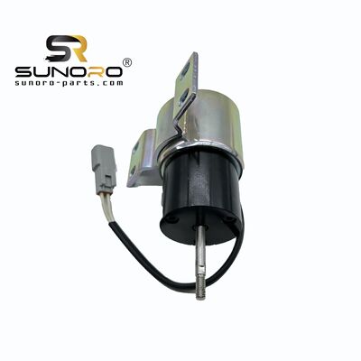 SUNORO High Quality Excavator Spare Parts Engine 0250-12E2LS1 Stop Solenoid Valve 12V 0250-12E2LS1 Fuel Shutoff Solenoid Valve