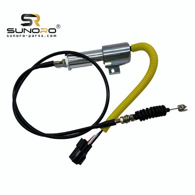 SUNORO High Quality Excavator Parts 11N6-66090 24V Shutoff Flameout 11N6-66090 Stop Solenoid Valve Suitable for R215-9