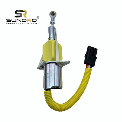 SUNORO High Quality Stop Valve 24v 3930234 Flameout Solenoid Valve 3930234 24V Fuel Shut Off Solenoid Suitable for R305-7 Engine