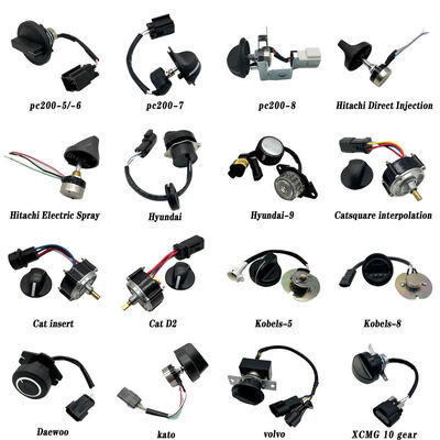 SUNORO E312 E320 Excavator Throttle Knob Ignition Switch 7Y-5465 Excavator Throttle Knob for CAT
