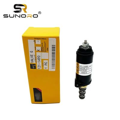 SUNORO 121-1490 121-149 111-9916 E320B E320C E320D Excavator Parts Hydraulic Pump Swing Brake Solenoids