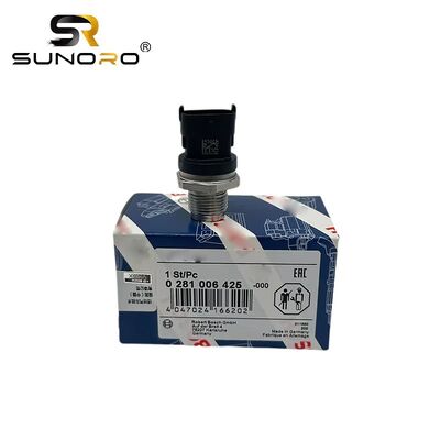 SUNORO Common Rail Pressure Sensor 0281006425 for Excavator
