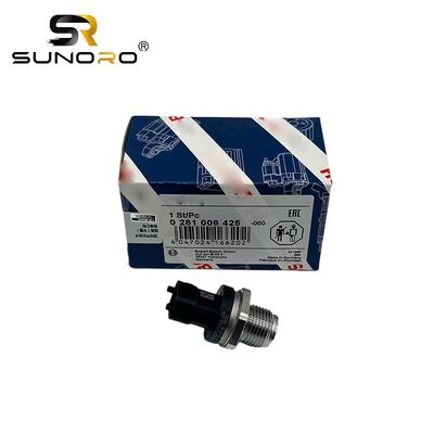 SUNORO Common Rail Pressure Sensor 0281006425 for Excavator