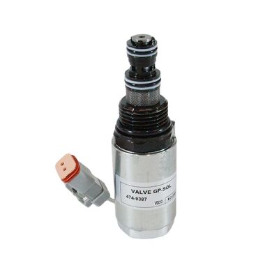 SUNORO Excavator Spare Part VDC12 NO.2560 474-9387 SOLENOID VALVE Machinery Parts 972H 4749387