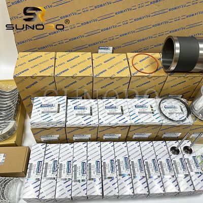 Excavator Engine Parts Overhaul Rebuild Kit Piston Piston Ring Bearing Valve Liner for Ko-matsu 6D114 Excavator PC300-8