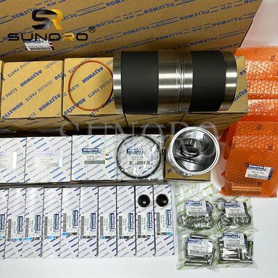 Excavator Engine Parts Overhaul Rebuild Kit Piston Piston Ring Bearing Valve Liner for Ko-matsu 6D114 Excavator PC300-8
