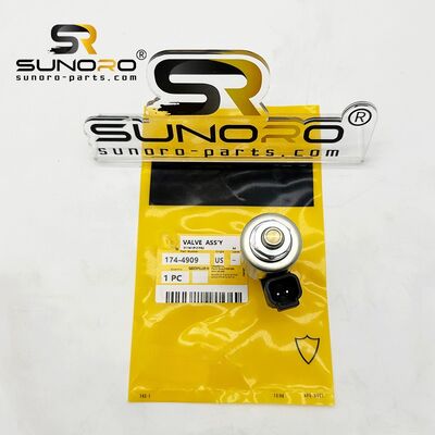 Excavator Solenoid Valve 174-4909 D6N D6R D7R Tractor Parts Fuel Cut-off Solenoid 1744909 for 3306 3316