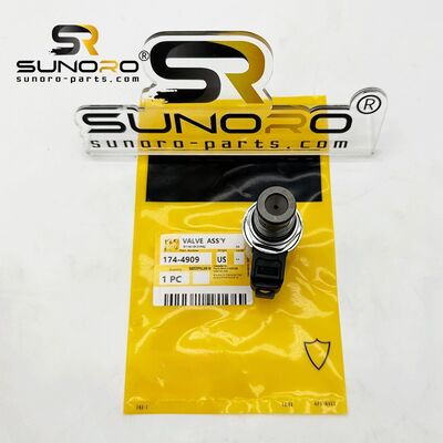 Excavator Solenoid Valve 174-4909 D6N D6R D7R Tractor Parts Fuel Cut-off Solenoid 1744909 for 3306 3316
