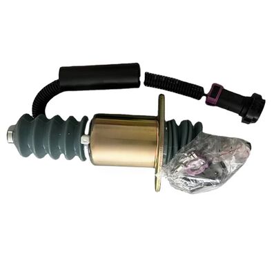 Spot Goods Switch off Solenoid 612600091095 for WEICHAI Diesel Engine Spare Parts Shutdown Solenoid Valve Construction Machinery