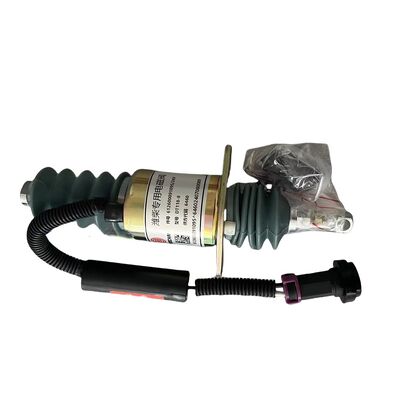Spot Goods Switch off Solenoid 612600091095 for WEICHAI Diesel Engine Spare Parts Shutdown Solenoid Valve Construction Machinery
