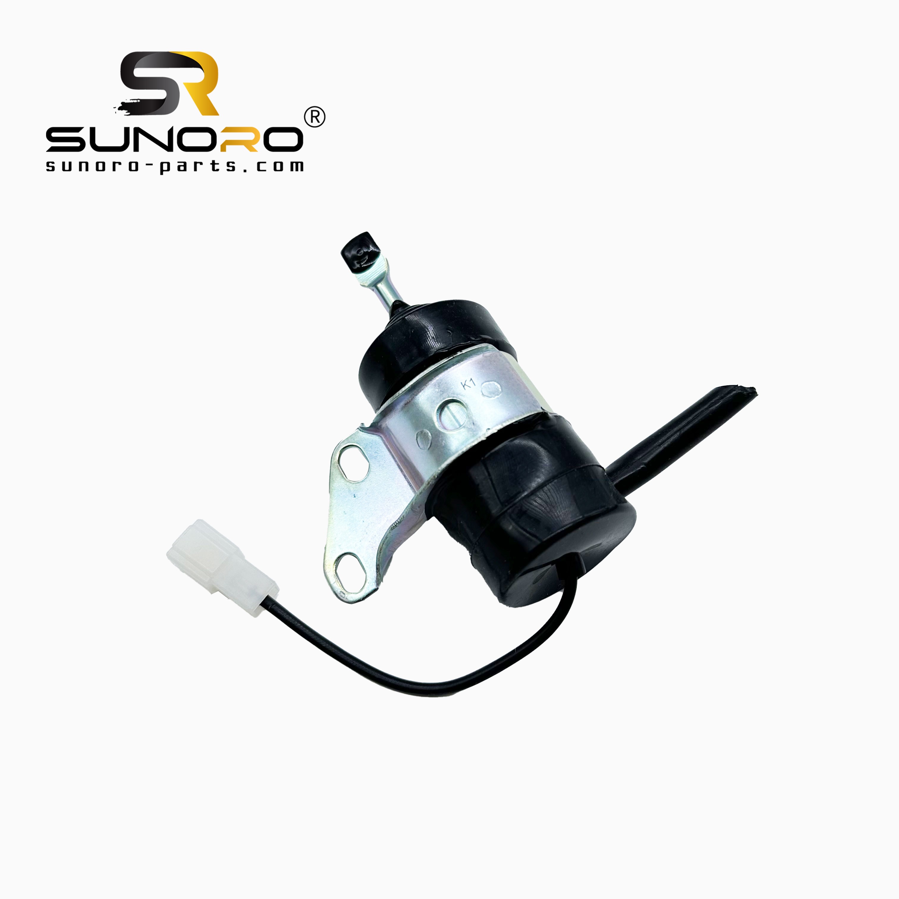 SUNORO ZD18 Excavator Parts Fuel Shut-off Solenoid Valve 12V 052600 ...