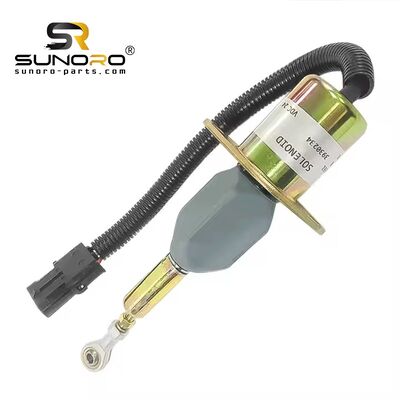 24V Shut Off Solenoid 3930234 Diesel Fuel Shut Off Solenoid Valve for Cum-mins Ko-matsu PC300-7 PC350-7