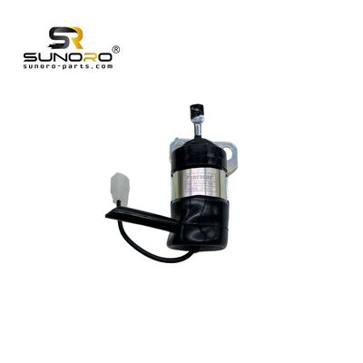 SUNORO Engine Fuel Stop Solenoid 052600-1001 for Ku-bota Fuel Shut-Off Solenoid 052600-1001 12V Fuel Shut Off Solenoid