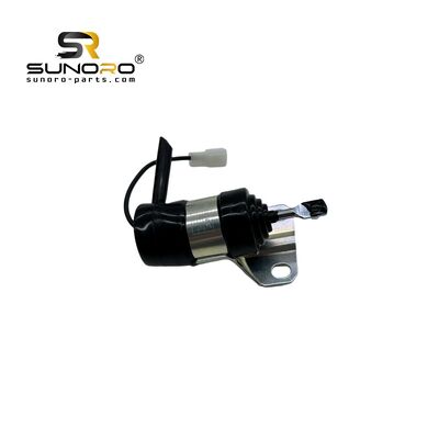 SUNORO Engine Fuel Stop Solenoid 052600-1001 for Ku-bota Fuel Shut-Off Solenoid 052600-1001 12V Fuel Shut Off Solenoid