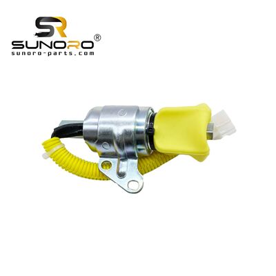 SUNORO 1756ES-12SUC5B1S5 Fuel Shutoff Solenoid 12V 1756ES-12SUC5B1S5 Stop Solenoid Compatible for Ku-bota Engine