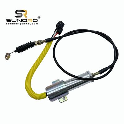 SUNORO High Quality Excavator Parts 11N6-66090 24V Shutoff Flameout 11N6-66090 Stop Solenoid Valve Suitable for R215-9