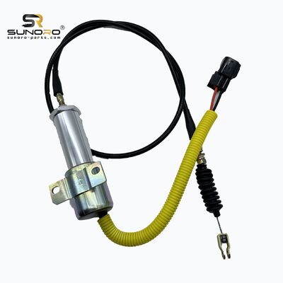 SUNORO High Quality Excavator Parts 11N6-66090 24V Shutoff Flameout 11N6-66090 Stop Solenoid Valve Suitable for R215-9