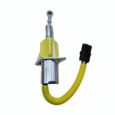 SUNORO High Quality Stop Valve 24v 3930234 Flameout Solenoid Valve 3930234 24V Fuel Shut Off Solenoid Suitable for R305-7 Engine