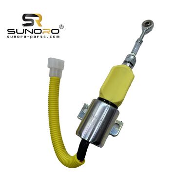 SUNORO Fuel Stop Solenoid Valve 6108-1115030 24V Shutdown Solenoid 24V 6108-1115030 Fuel Cutoff Valve for Excavator