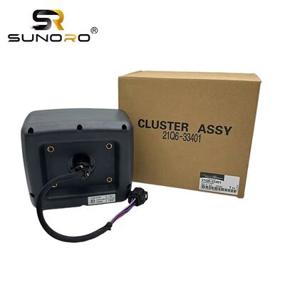 Excavator Parts Monitor Cluster Gauge Panel 21Q6-33400 21Q6-33401 for R140LC-9A R220-9S R-9 21Q633400 21Q633401