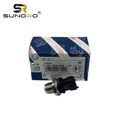 SUNORO Common Rail Pressure Sensor 0281006425 for Excavator