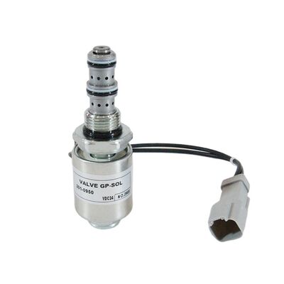 Excavator Spare Parts Diesel Engine Parts Hydraulic Pump Solenoid Valve 24V 201-0950 2010950 for 990H 992K 990K