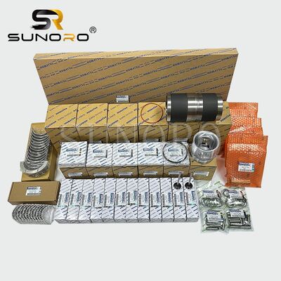 Excavator Engine Parts Overhaul Rebuild Kit Piston Piston Ring Bearing Valve Liner for Ko-matsu 6D114 Excavator PC300-8
