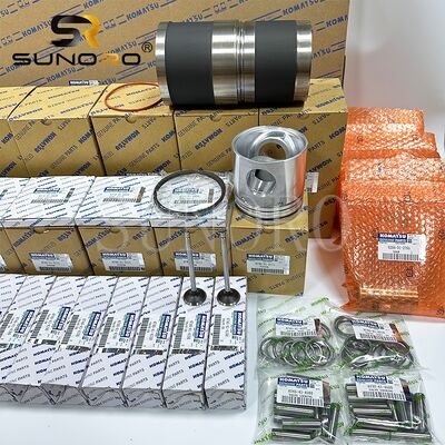 Excavator Engine Parts Overhaul Rebuild Kit Piston Piston Ring Bearing Valve Liner for Ko-matsu 6D114 Excavator PC300-8