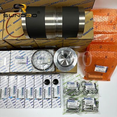 Excavator Engine Parts Overhaul Rebuild Kit Piston Piston Ring Bearing Valve Liner for Ko-matsu 6D114 Excavator PC300-8