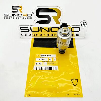 Excavator Solenoid Valve 174-4909 D6N D6R D7R Tractor Parts Fuel Cut-off Solenoid 1744909 for 3306 3316