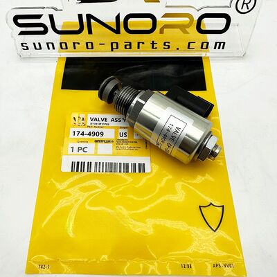 Excavator Solenoid Valve 174-4909 D6N D6R D7R Tractor Parts Fuel Cut-off Solenoid 1744909 for 3306 3316