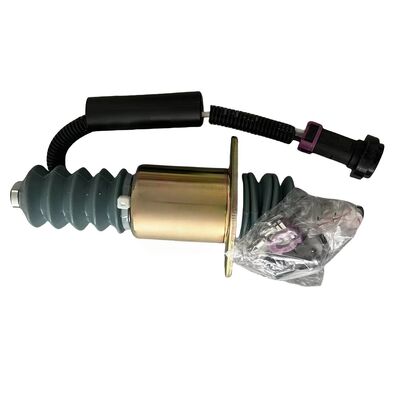 Spot Goods Switch off Solenoid 612600091095 for WEICHAI Diesel Engine Spare Parts Shutdown Solenoid Valve Construction Machinery